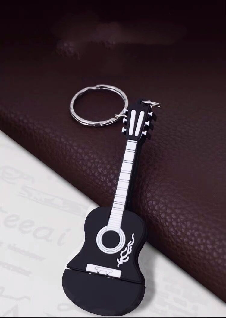Piano, guitar, notes, violin, USB